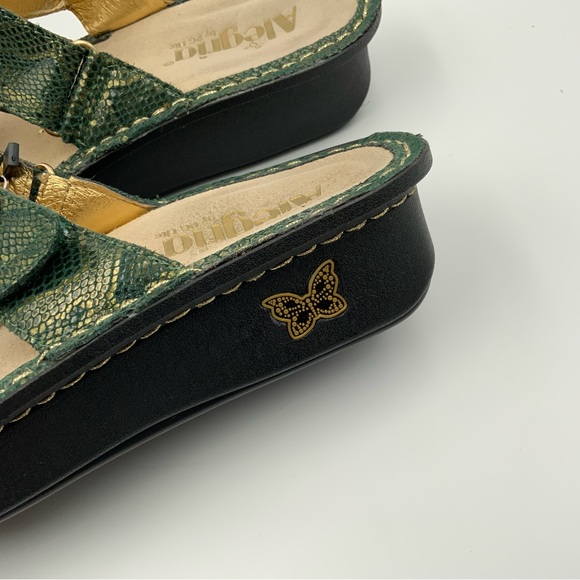 Alegria Carina Fancy Fish Sandals. Green. Women’s Size 36. - Picture 6 of 9